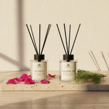 Gül & Çam 2'li Çubuklu Oda Kokusu Seti (2X100ML) Yüksek Yayılımlı - Odrius Zarif Esinti