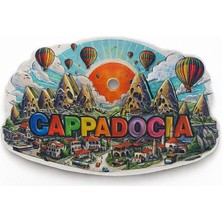 EkoAlışverişDünyam Kapadokya Temalı Silikon Buzdolabı Magneti Model 4