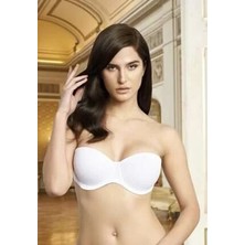 Akman Nurteks 1590 Çift Dolgulu Iki Beden Büyüten Straplez Sütyen