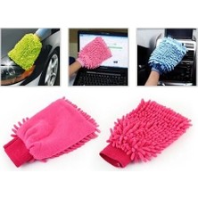 EkoAlışverişDünyam Mikrofiber Temizlik Eldiveni - Araç Yıkama Eldiveni Oto Yıkama Temizleme Cila Eldiveni