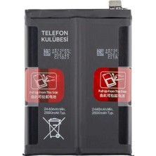 Telefon Kulübesi One Plus 10 Pro Uyum Batarya Pil BLP899