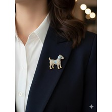 Duru Bags Wallet Sevimli Köpek Figürlü Broş