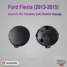 AutoPit 3D Ford Fiesta (2013-2015) Ön Tampon Çeki Demiri Kapağı