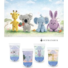 Seymatabur Mini Amigurumi Anahtarlık Kit 4 Model Bir Arada