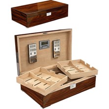 Falconetti Italyan Sediri 2 Katlı Dev Boy Özel Humidor Puro Kutusu RD78KHV