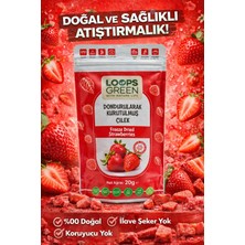 Loopsgreen Dondurularak Kurutulmuş Çilek 20GR