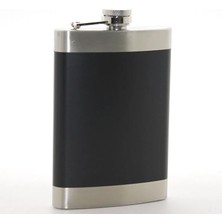 EkoAlışverişDünyam Paslanmaz Çelik Tekli 9 Oz Matara Siyah Renk