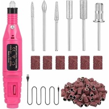 Herşeytrend Protez Tırnak Ayak Nasır ve Tırnak Mantar Makinesi Elektrikli 12V Tırnak Törpü Seti