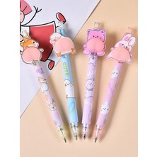 ÖZ OFİS Kawaii Sıkma Popolu 0.7 Uçlu Kalem - Moj Moj Kalem - Sukuşi Kalem - Tekli