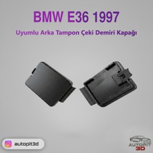 AutoPit 3D Bmw E36 1997 Uyumlu Arka Tampon Çeki Demiri Kapağı