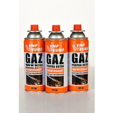 EkoAlışverişDünyam Remtas Vmf Eurogaz Kamp Ocak Gazı Valfli Kartuş 227GR - 3 Adet