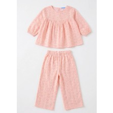 Enza Butik Fistolu Içi Astarlı Kız Alt-Üst Set Oversize Beli Lastikli 2-7 Yaş