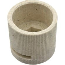 Süppürge Elektrikli Isıtıcı Ile Uyumlu Cam Rezistans Ucu Porselen Başlık – 6,5 mm / 10 mm Iç Çap – 3 cm Porselen Yalıtım Parçası