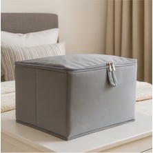 Venita Home 1 Adet Fermuarlı Kutu Hurç – Dolap Içi Çamaşır Oyuncak Düzenleyici Katlanır Saklama KUTUSU-35X35X25 cm