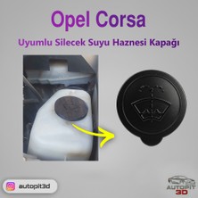 AutoPit 3D Opel Corsa Uyumlu Silecek Suyu Haznesi Kapağı