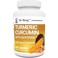 Dr. Berg Dr.berg (Özelsporcugıdaların'dan !!) Turmeric Curcumin (Bioperine) 1350MG  60 Capsul.usa Menşei.44.