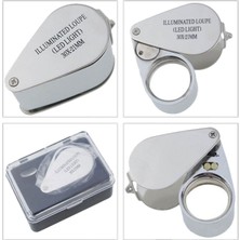 Nikula Rma Kontrol Için Özel Kutulu Metal Işıklı Lup 30X21 Ramia