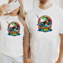 Etoile Studio Balıkçı Tasarımı T - Shirt Tişört Baskılı Fish