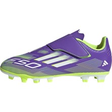 Adidas Performance JI0036 F50 Club Kids Hook-and-Loop Firm/Multi-Ground Krampon