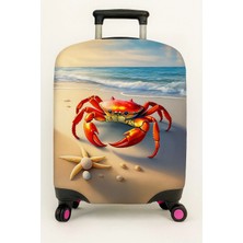 Bd Basarideri Çift Taraflı Dijital Baskılı Valiz Kılıfı 001-05 Büyük Boy