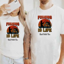 Etoile Studio Balıkçı Tasarımı T - Shirt Tişört Baskılı Fish