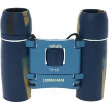 Nikula Rma 70X60 Cepte Taşımalı Kauçuk Kaplamalı Mini Dürbün Mavi Ramia