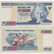 Banknoting 7. Emisyon 1. Tertip 250.000 Lira C36 Çok Temiz(-)
