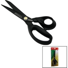 My Best Store Brezilya Stili Terzi Makası Siyah - Yapışmaz Ergonomik Sap GL-606 9 Inç 1/4 (4887) Mybestst