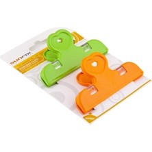 My Best Store 2'li Pratik Torba Paket ve Poşet Kapatıcı Kilitli Klips Mandal (4887) MYBESTSTORE-482957