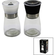 My Best Store Cam Hazneli - Plastik Kapaklı Tuz - Baharat Öğütücü (4887) MYBESTSTORE-482957