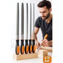 MiraLive 5’li Profesyonel El Eğesi ve Törpü Seti - Ahşap Törpüsü - Ağaç Törpüsü Endüstriyel Karbon Çelik