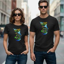 Etoile Studio Balıkçı Tasarımı T - Shirt Tişört Baskılı Fish