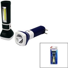 My Best Store 2ın1 1W + Cob LED Fiş Şarjlı El Feneri (4887) MYBESTSTORE-482957