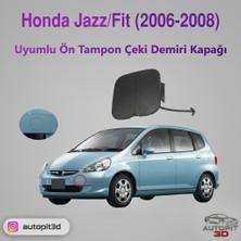 AutoPit 3D Honda Jazz / Fıt (2006-2008) Ön Tampon Çeki Demiri Kapağı