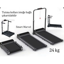 Hattrick Smart Marvel Yeni Nesil Tam Katlanabilir Koşu Bandı Gri