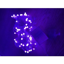 Skygo Rma 10 M 100 LED Damla Uçlu Pembe Işık Şeffaf Kablo Mz-17-9 Ramia