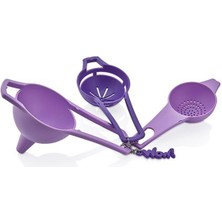 My Best Store Pratik Yumurta Süzgeci Mini Süzgeç Huni Seti Hepsi Bir Arada (4887) MYBESTSTORE-482957