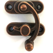 Skygo Rma Yay Gözü, Ahşap Kutu Klipsi - Büyük 37X45 Mm, Antik, 100 Adet Ramia