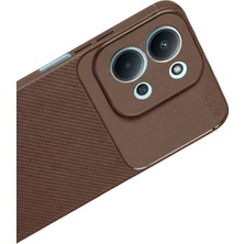 Azrlya Newface Xiaomi Redmi 15C 5g Auto Focus Karbon Kapak - Kahverengi