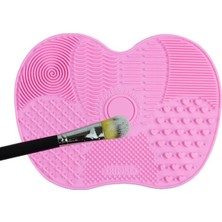 My Best Store Pratik Kolay Makyaj Fırçası Temizleme Matı Aparatı Aleti Küçük (4887) MYBESTSTORE-482957