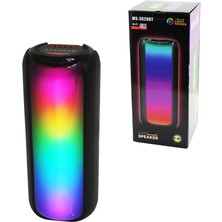 My Best Store Speaker Hoparlör Bluetooth Wıreless Speaker 5 Farklı Işıklı USB - Bluetooht - Dc 5V (4887) Mybests