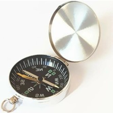 Skygo Rma Mini Taşınabilir Kapaklı Cep Saati Model Alüminyum Iğne Kılıtlı Pusula G45-1 Ramia