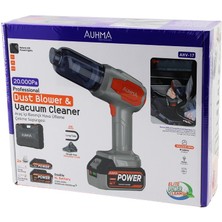 My Best Store Oto Araç Type-C Sarjlı El Tipi Basınçlı Hava Üfleme - Süpürge Makine Yedek Batarya - 2 x Fi