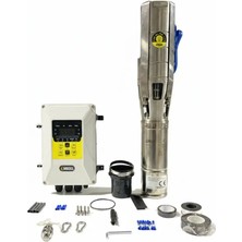 Hegel Solar Dalgıç Pompa Ac-Dc 2200W | 35 M³/h Debi & 50 M Hmax – Güneş Enerjili & Şebeke Uyumlu