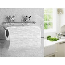 My Best Store Çift Vantuz Askılı Köşeli Açık - Metal Kağıt Havluluk (4887) MYBESTSTORE-482957