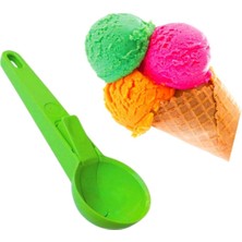 My Best Store Pratik Mandallı Plastik Dondurma Servis Sunum Kepçesi Kaşığı (4887) MYBESTSTORE-482957
