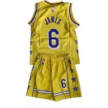 Çağrı Giyim Los Angels Lakers Nba LeBron James Çocuk Basketbol Forması