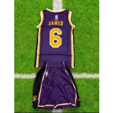 Çağrı Giyim Nba Los Angels Lakers Lebron James Basketbol Çocuk Forması