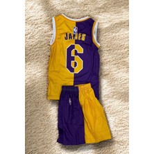 Çağrı Giyim Nba Los Angels Lakers Lebron James Basketbol Çocuk Forması