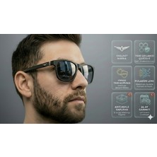 Exeline Col Premium Özel Seri Polarize Erkek Güneş Gözlüğü 143*60*15
